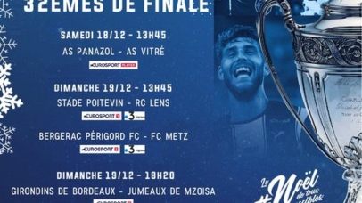 [ Coupe de France ] 💥 Ce week-end, c’est Coupe de France de Football pour nos 5️