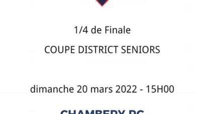 ⚽️🏆 Salut à tous ! Pour rappel le tirage de la coupe du district a été réalisé,